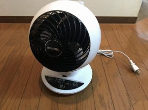 アイリスオーヤマのサーキュレーターは狭い家にピッタリ！